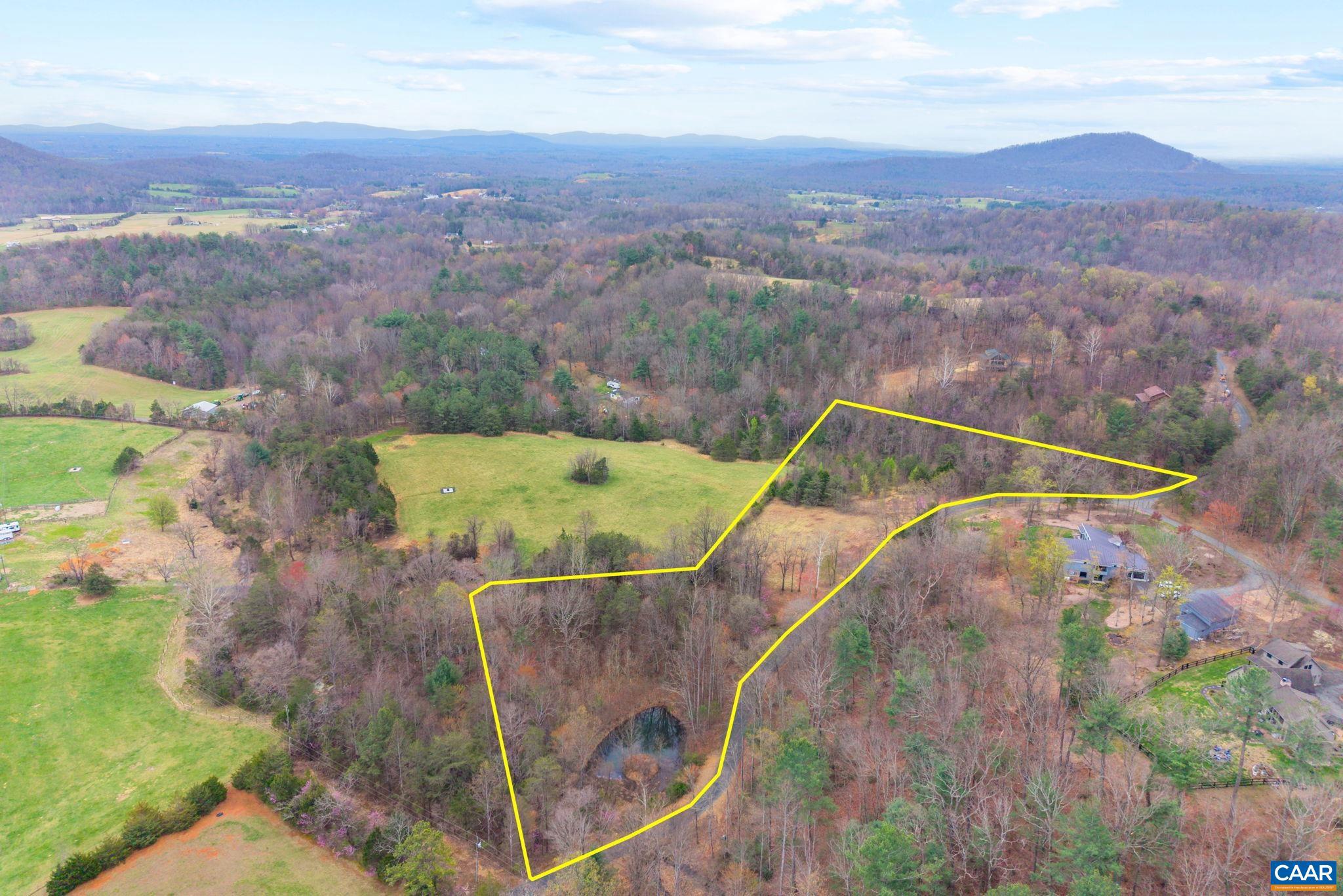 0 Hideaway Ridge Stanardsville, VA 22973 - Photo 22 of 33 an aerial view of a house with a yard
