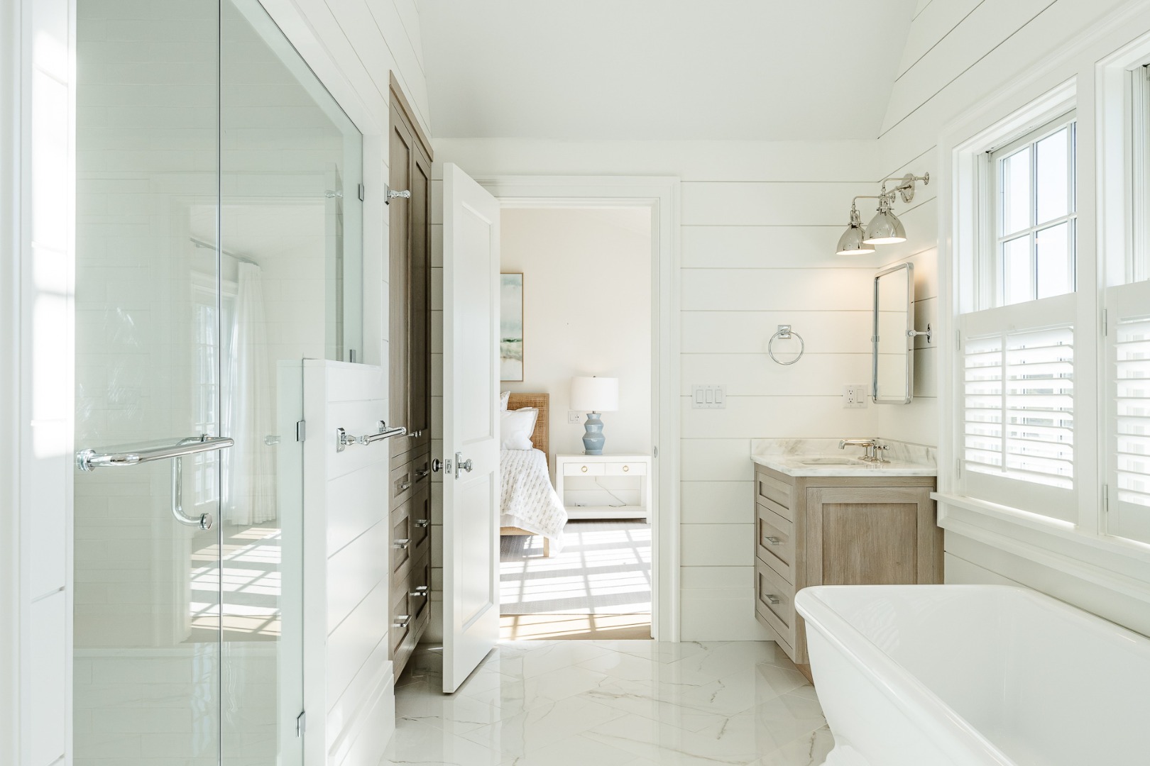 3 Westerwick Drive Nantucket, MA 02554 - Photo 22 of 49 a bathroom with a tub sink and mirror