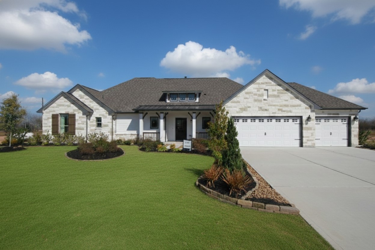 1423 Southfork Ranch Drive Sealy, TX 77474 - Photo 12 of 17 a view of a house with backyard