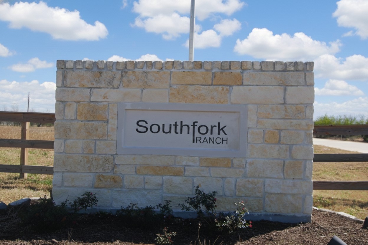 1423 Southfork Ranch Drive Sealy, TX 77474 - Photo 15 of 15 Subdivision entrance monument identifying the Southfork community and reinforcing the established neighborhood setting.