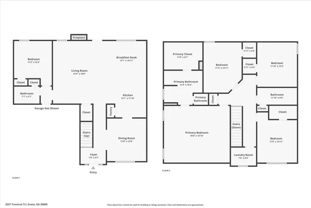 $2,600 | 2557 Traverse Trail, Evans, GA 30809