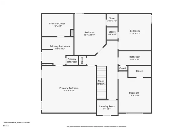 $2,600 | 2557 Traverse Trail, Evans, GA 30809