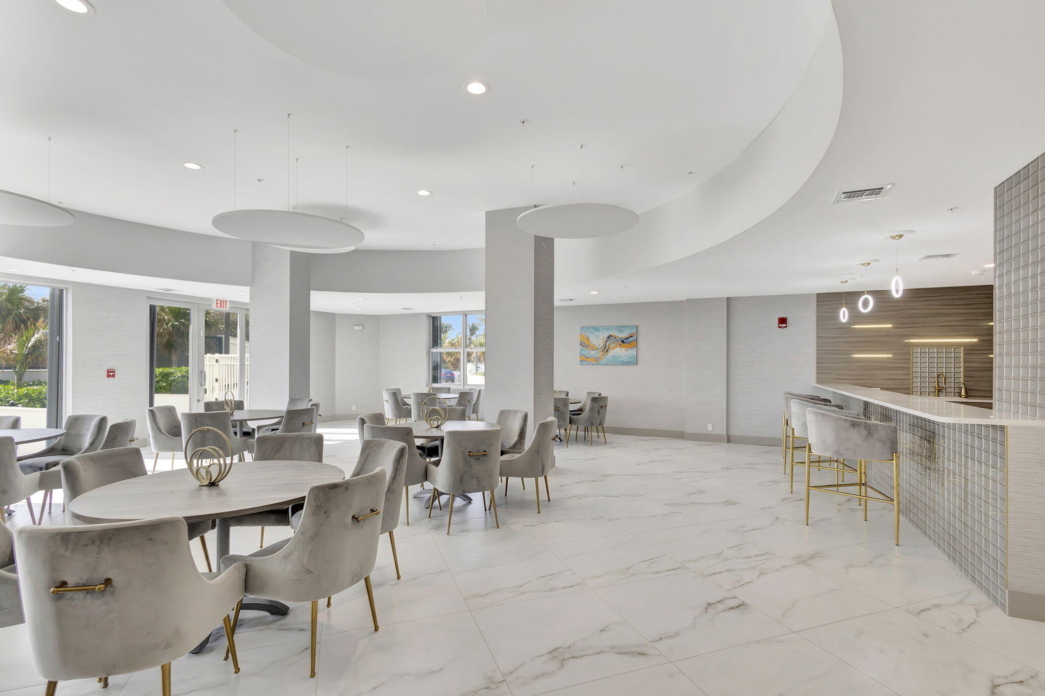 5200 North Ocean Drive, Unit 1004 Singer Island, FL 33404 - Photo 21 of 26 a view of a dining room with furniture