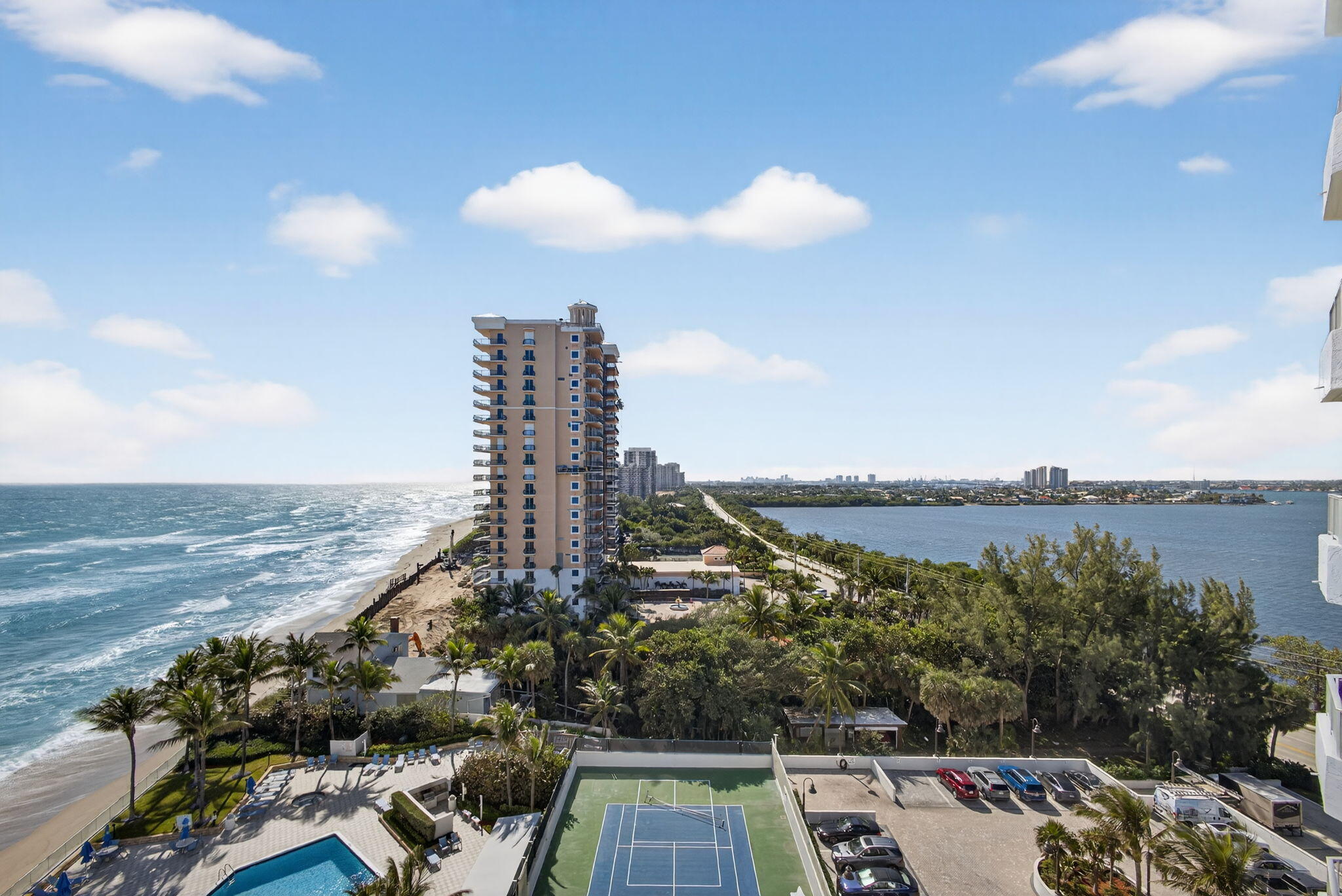 5200 North Ocean Drive, Unit 1004 Singer Island, FL 33404 - Photo 25 of 26 a view of a city and ocean view