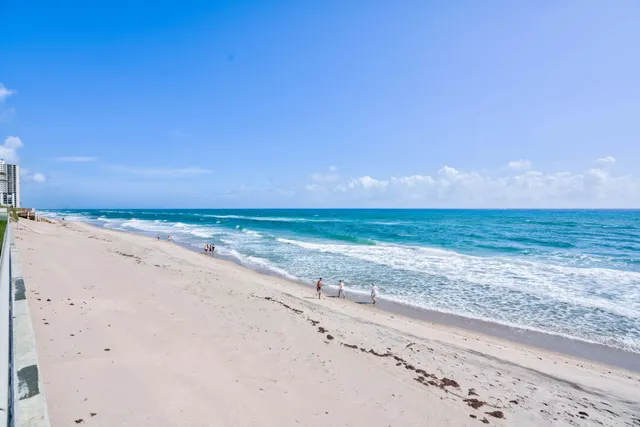 a view of beach and ocean