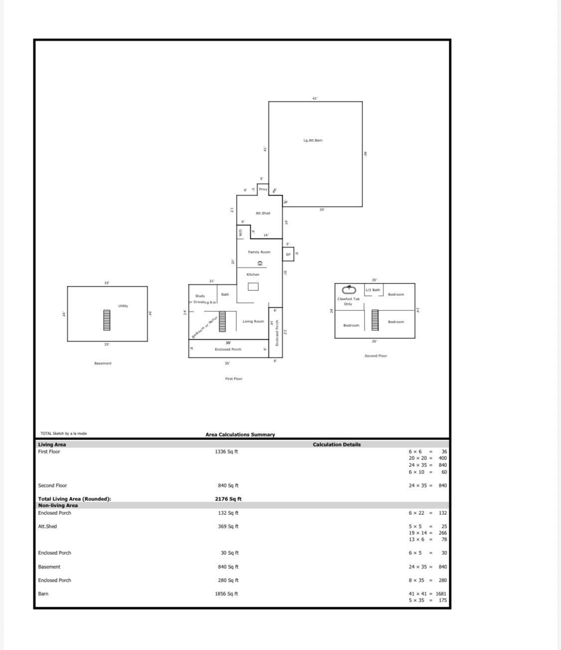 28 Vienna Road Chesterville, ME 04938 - Photo 38 of 38 floor plan 28 Vienna Rd. Chesterville ME