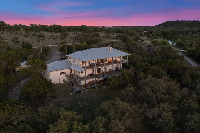 a view of city and ocean