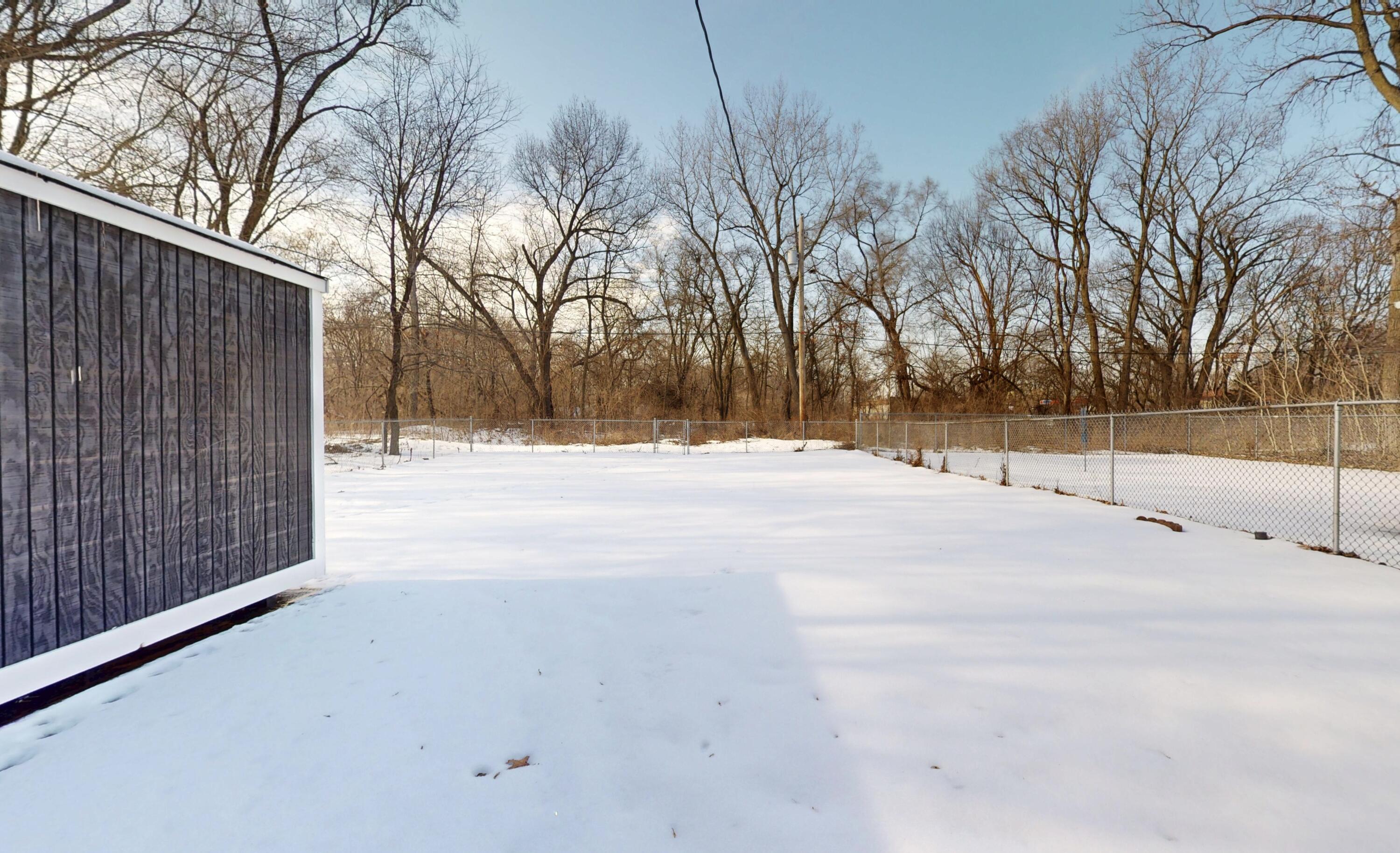 1528 Hanley Street Gary, IN 46406 - Photo 40 of 44 a view of snow on the side of road