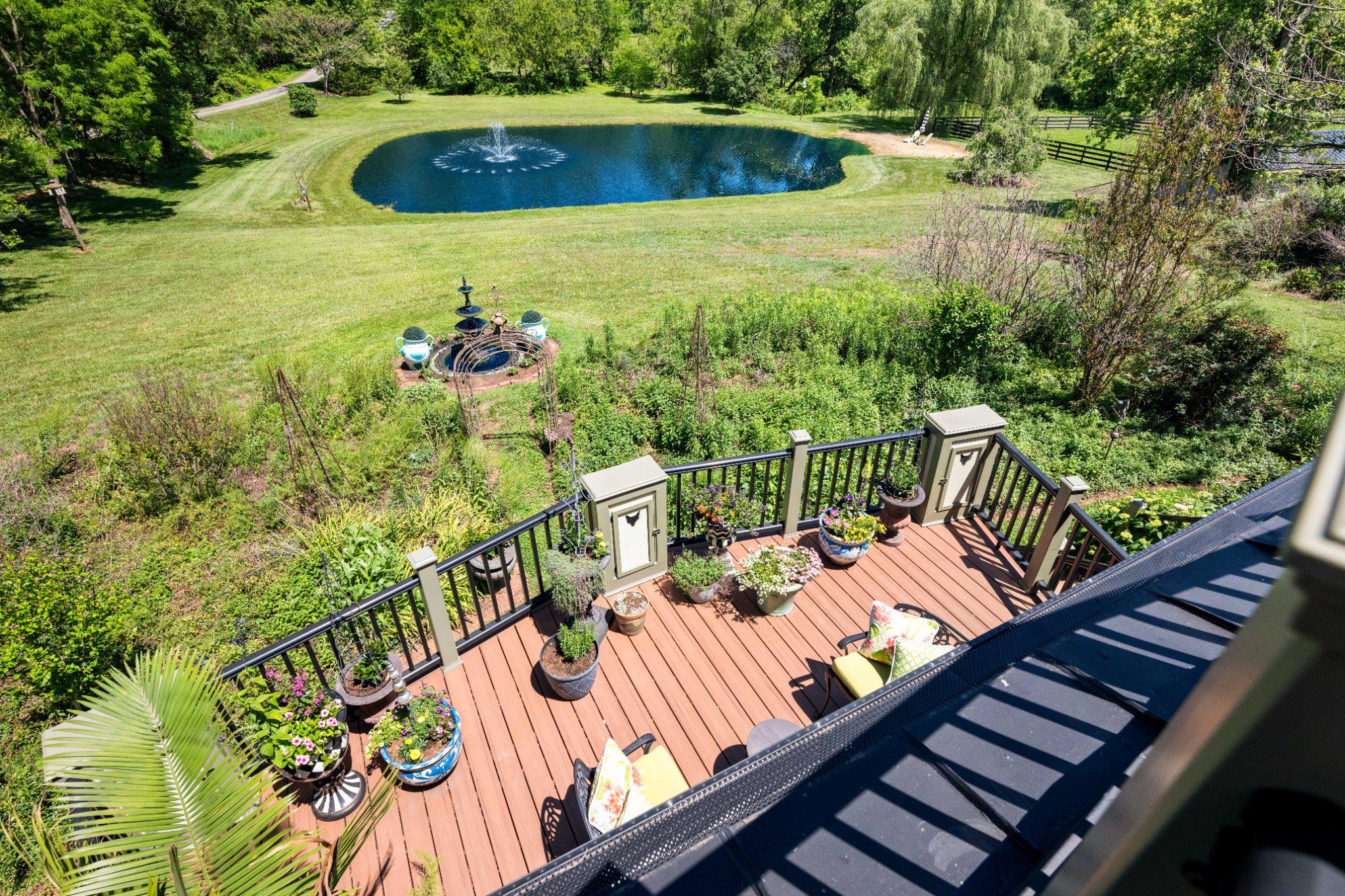 18101 Cattail Road Poolesville, MD 20837 - Photo 51 of 79 View of perennial gardens from upper deck