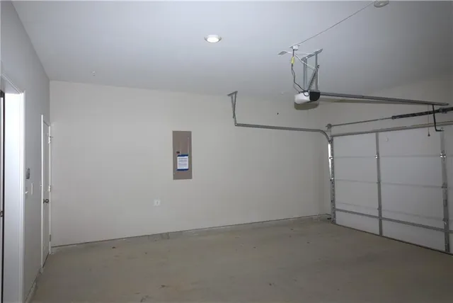 a view of empty room with windows