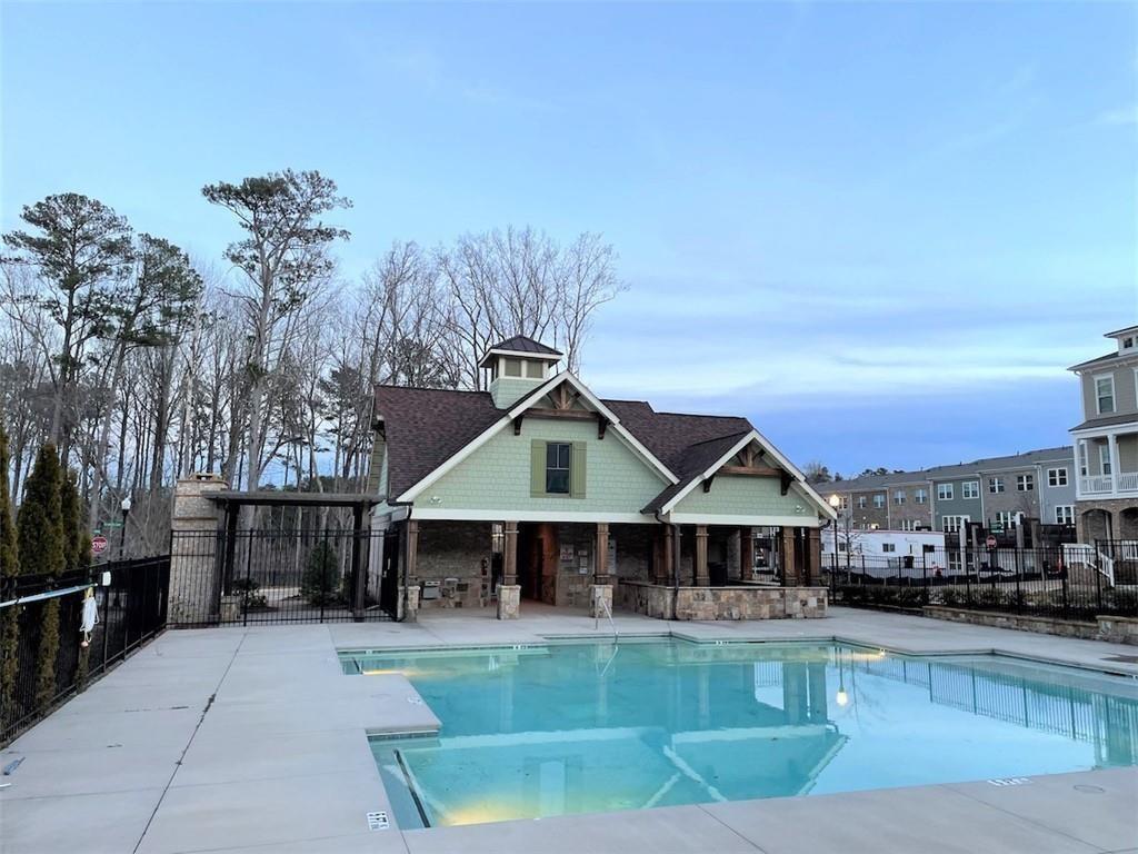 977 Catamaran Court Alpharetta, GA 30005 - Photo 38 of 39 a front view of a house with a garden