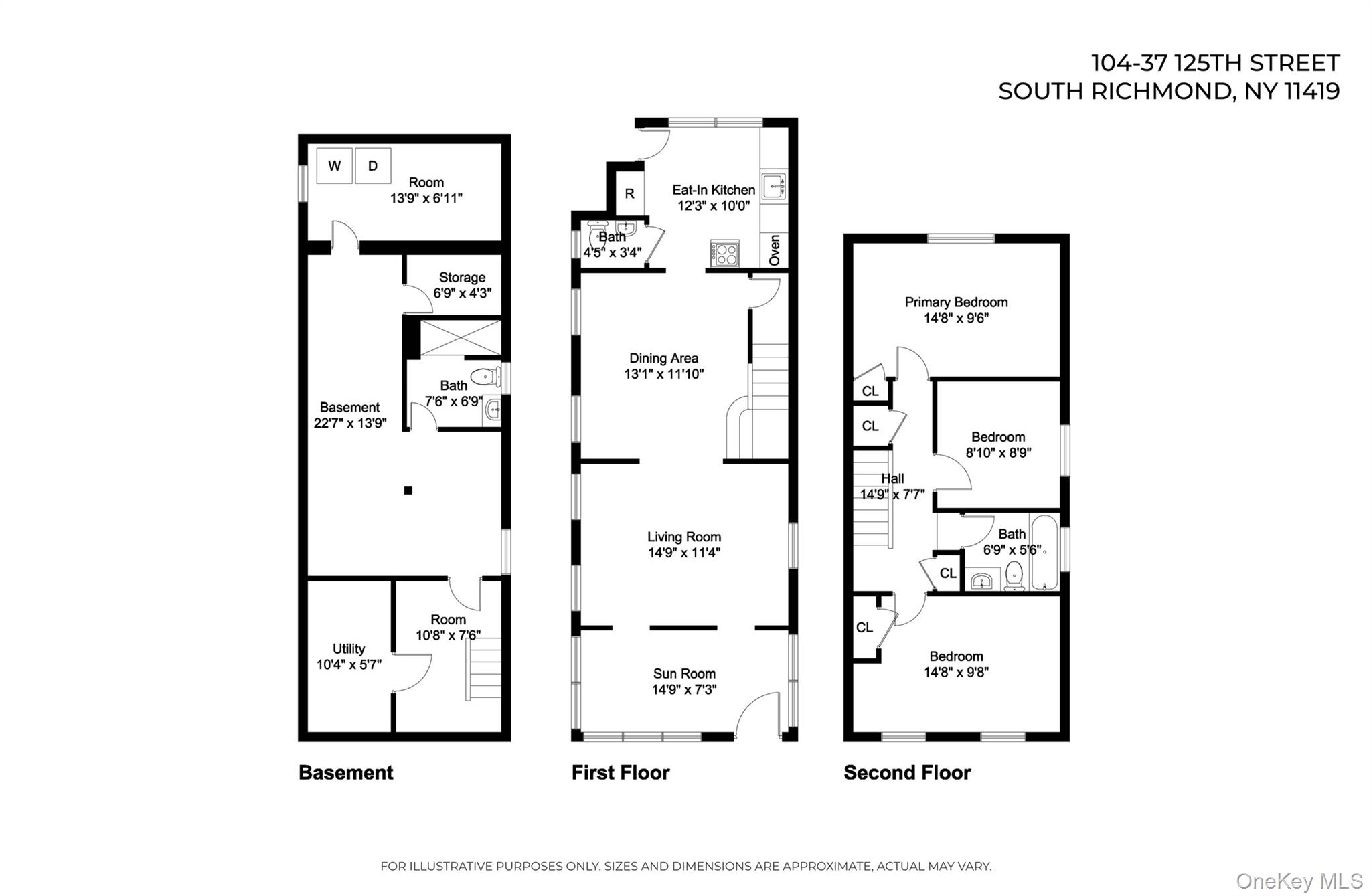104-37 125th Street Queens, NY 11419 - Photo 24 of 24 a picture of a floor plan