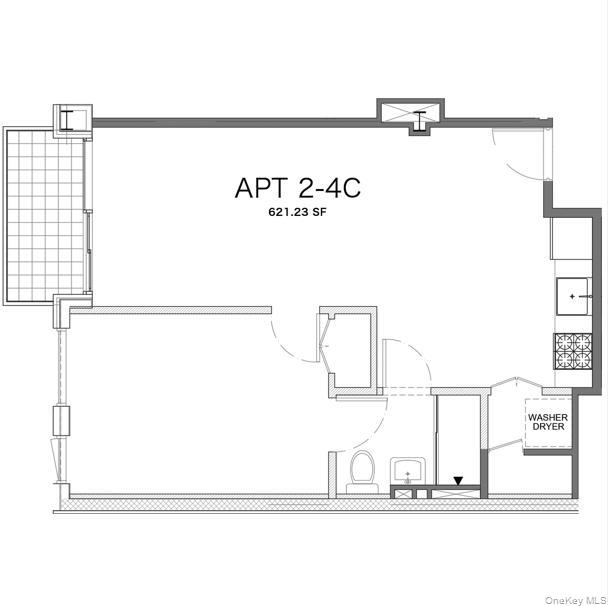 40-09 29th Street, Unit 3C Queens, NY 11101 - Photo 11 of 11 View of property floor plan