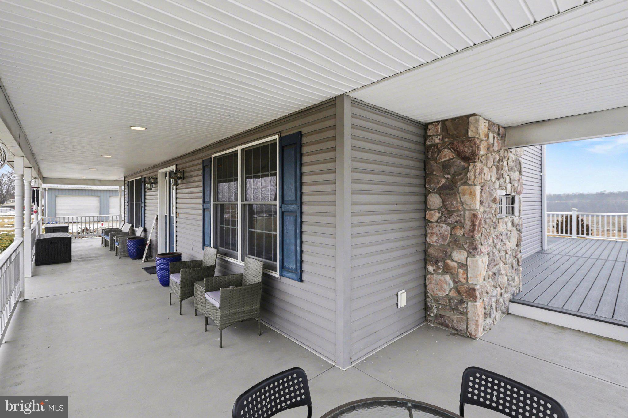 1486 Gun Club Road York Springs, PA 17372 - Photo 42 of 43 front porch-connecting to rear deck