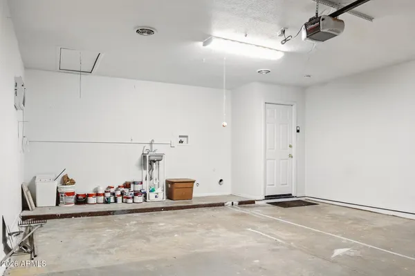 a view of a storage & utility room with a lot of stuff