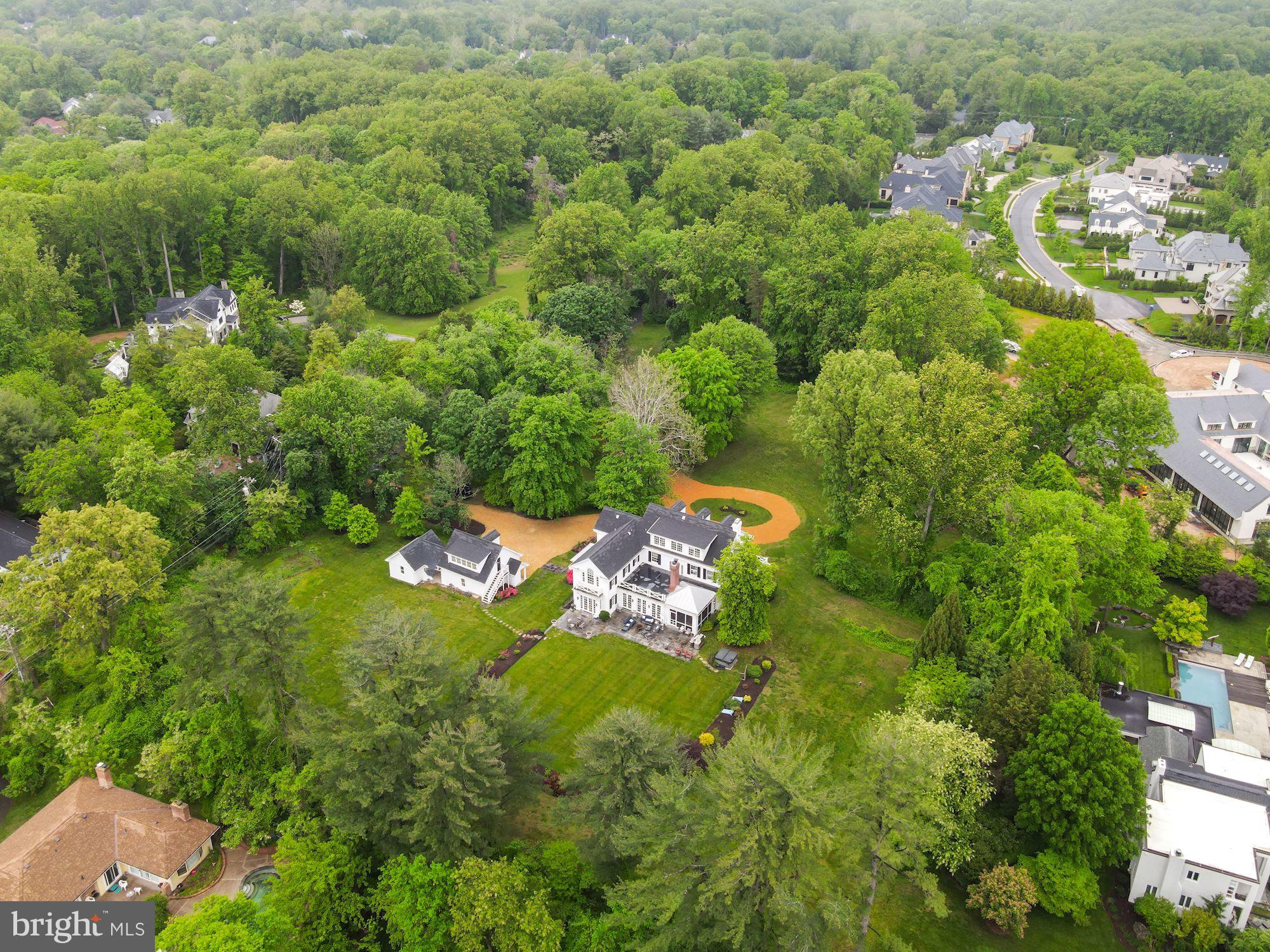 1031 Pine Hill Road McLean, VA 22101 - Photo 39 of 39 an aerial view of a house with a yard