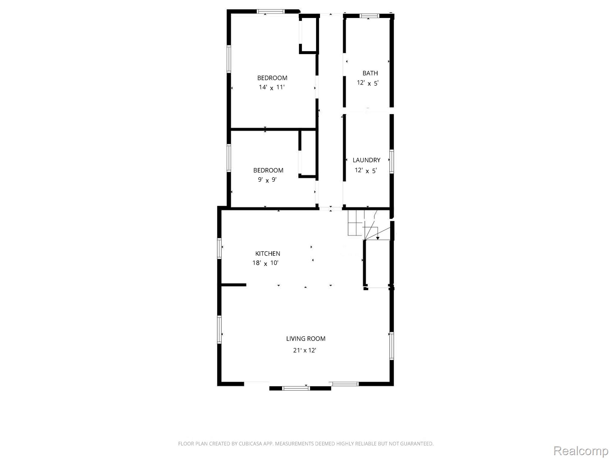 2330 Wiltshire Road Berkley, MI 48072 - Photo 23 of 24 1st Floor Plan.jpg