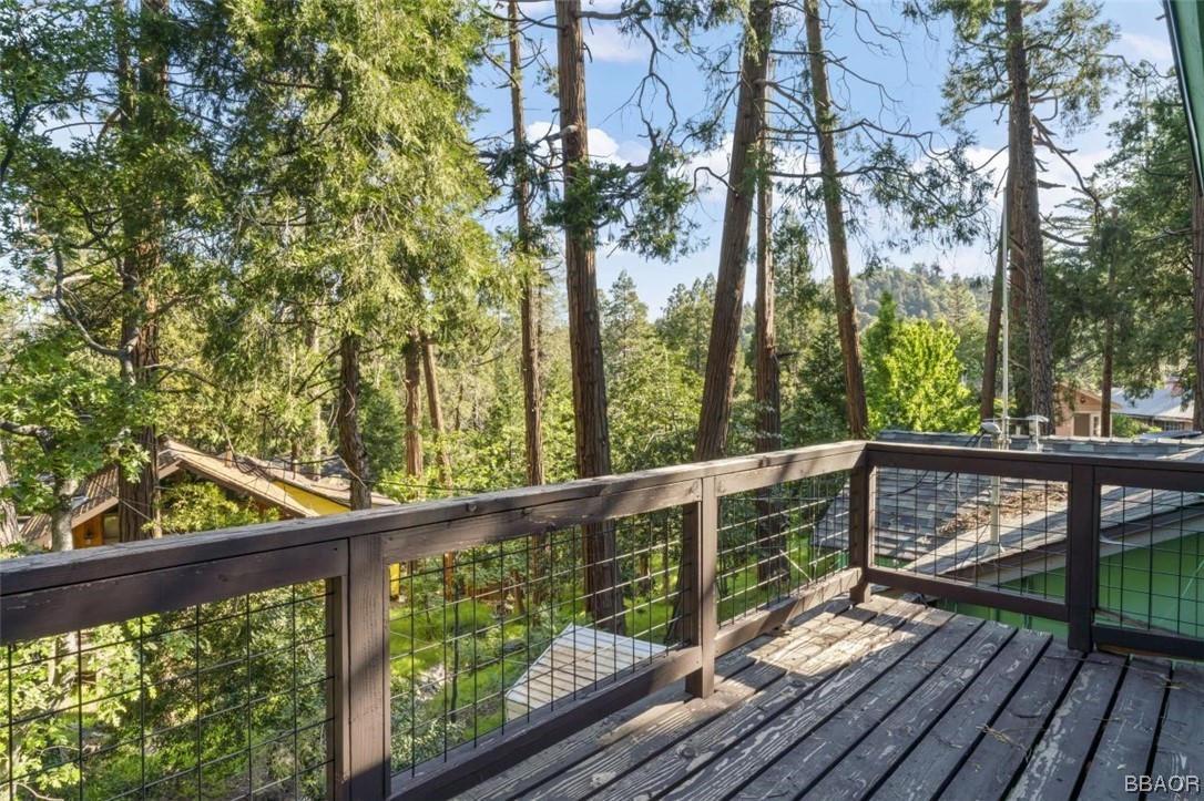 623 Highway 138 Crestline, CA 92325 - Photo 19 of 24 a view of balcony with wooden floor