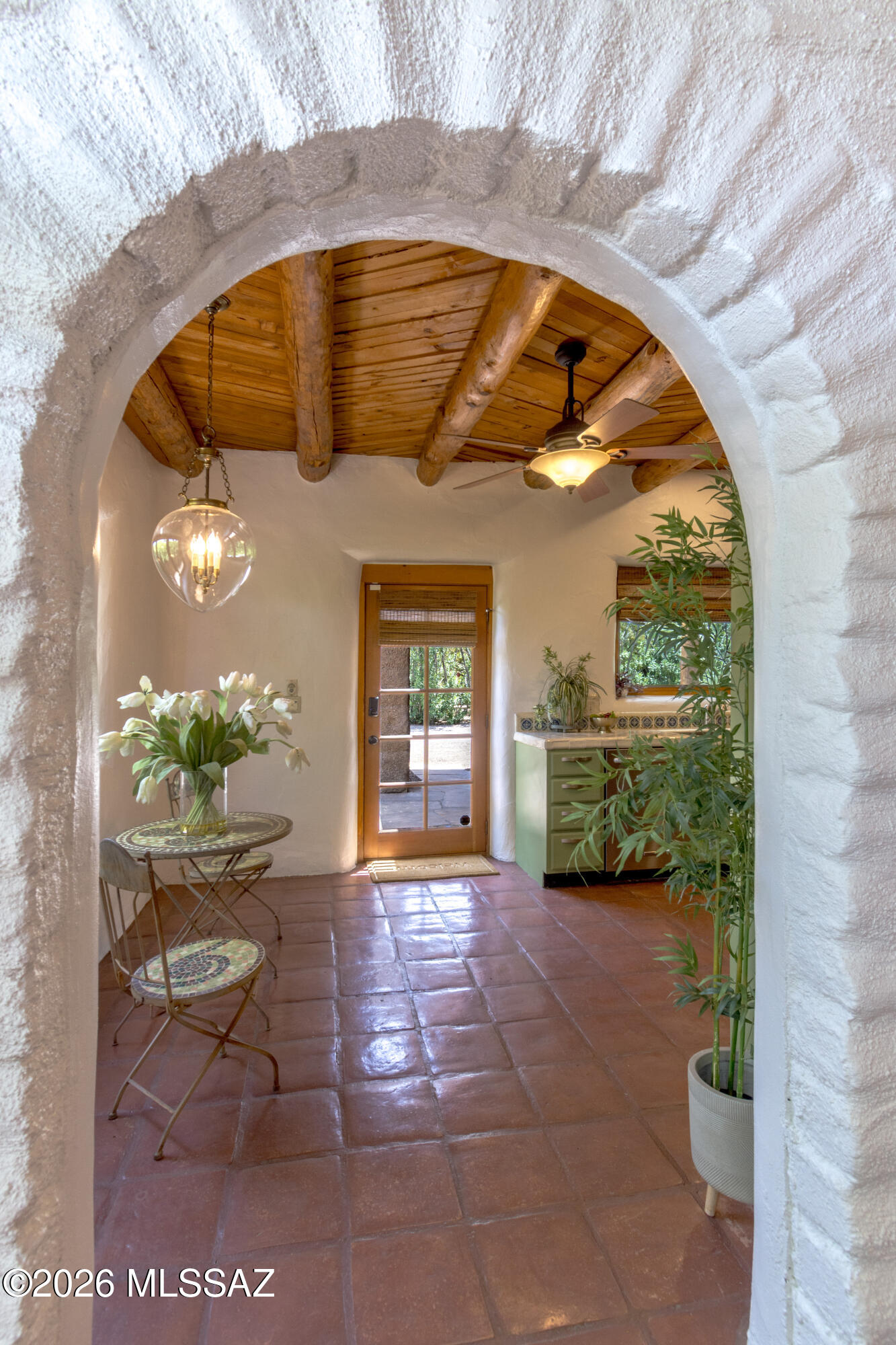 5092 East Fort Lowell Road Tucson, AZ 85712 - Photo 12 of 37 Textured Mud Adobe Walls