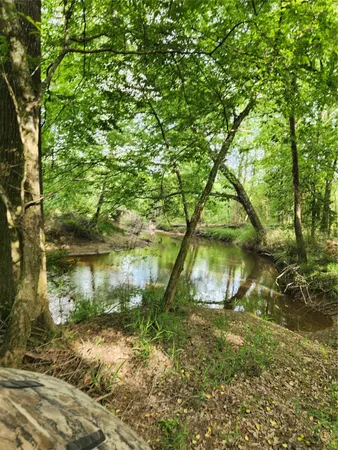 a backyard of a house with a lake view