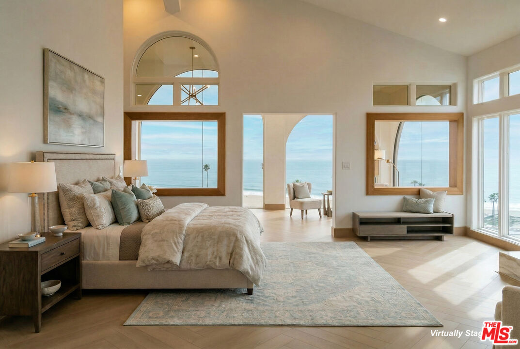 147 Napoleon Street Playa del Rey, CA 90293 - Photo 2 of 33 a living room with furniture and large windows