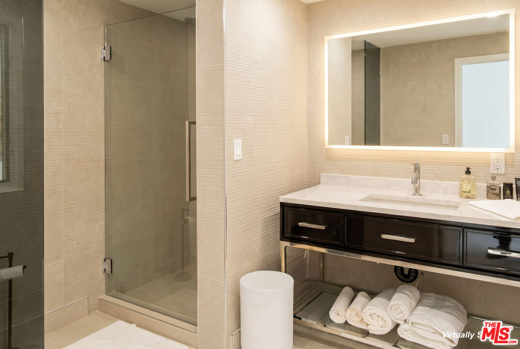 147 Napoleon Street Playa del Rey, CA 90293 - Photo 31 of 33 a bathroom with a sink and a mirror