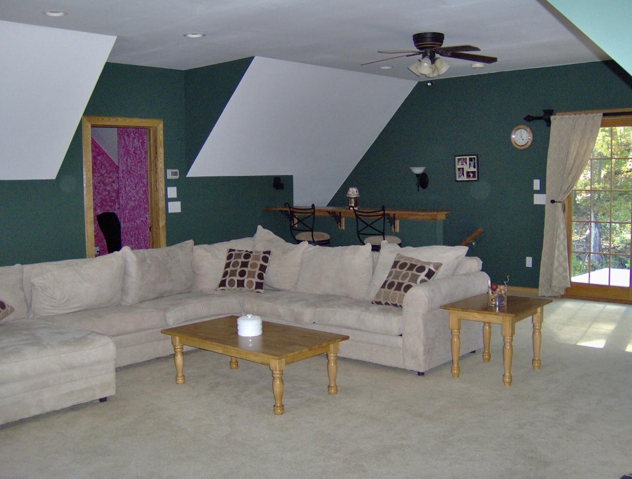 998 Williamsburg Road Ashfield, MA 01330 - Photo 23 of 46 a living room with furniture and a flat screen tv