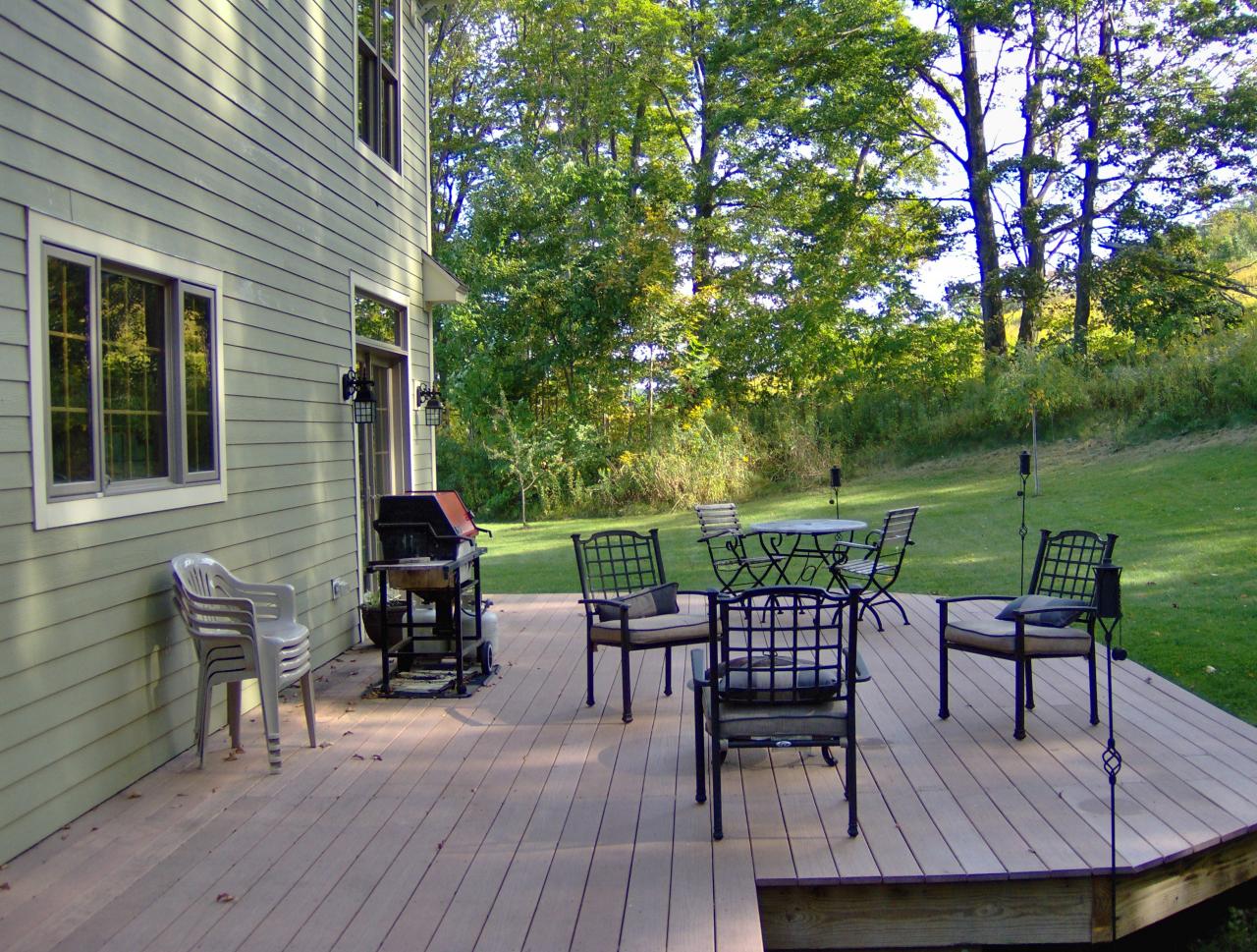 998 Williamsburg Road Ashfield, MA 01330 - Photo 37 of 46 a view of a chairs and table in the patio