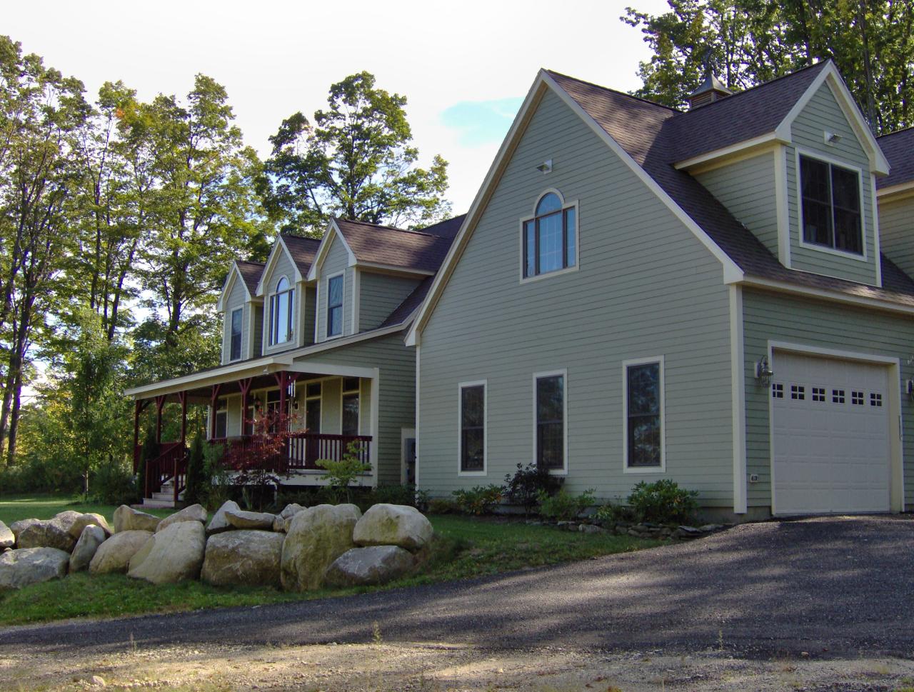 998 Williamsburg Road Ashfield, MA 01330 - Photo 44 of 46 a front view of a house with garden
