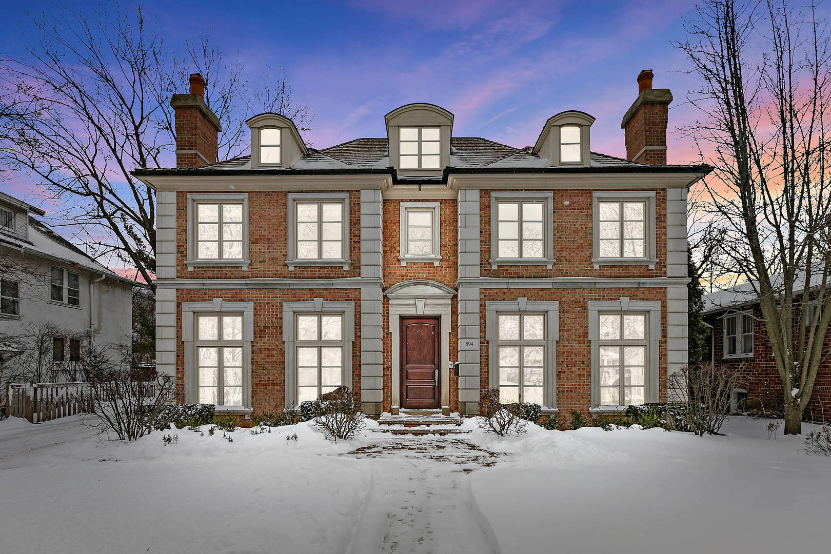 594 Willow Road Winnetka, IL 60093 - Photo 36 of 41 a front view of building with windows