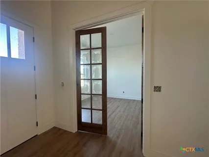 wooden floor in an empty room