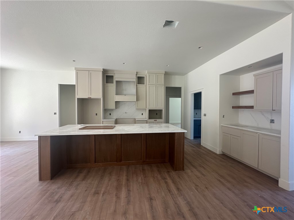 7063 Troyan Lane Temple, TX 76502 - Photo 6 of 28 a kitchen with stainless steel appliances a sink cabinets and wooden floor