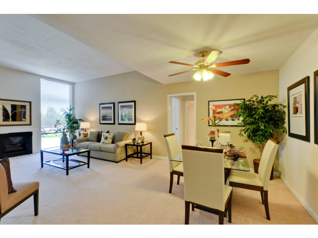 1111 Compass Lane, Unit 204 Foster City, CA 94404 - Photo 5 of 13 a living room with furniture and a potted plant