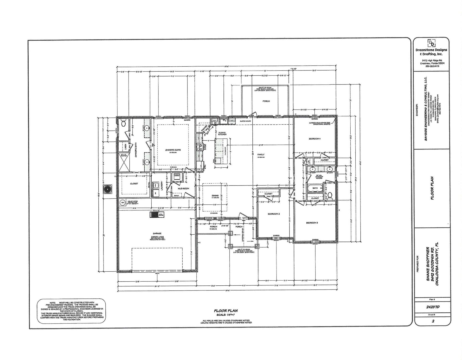 5496 Goodwin Road Crestview, FL 32539 - Photo 2 of 45 2