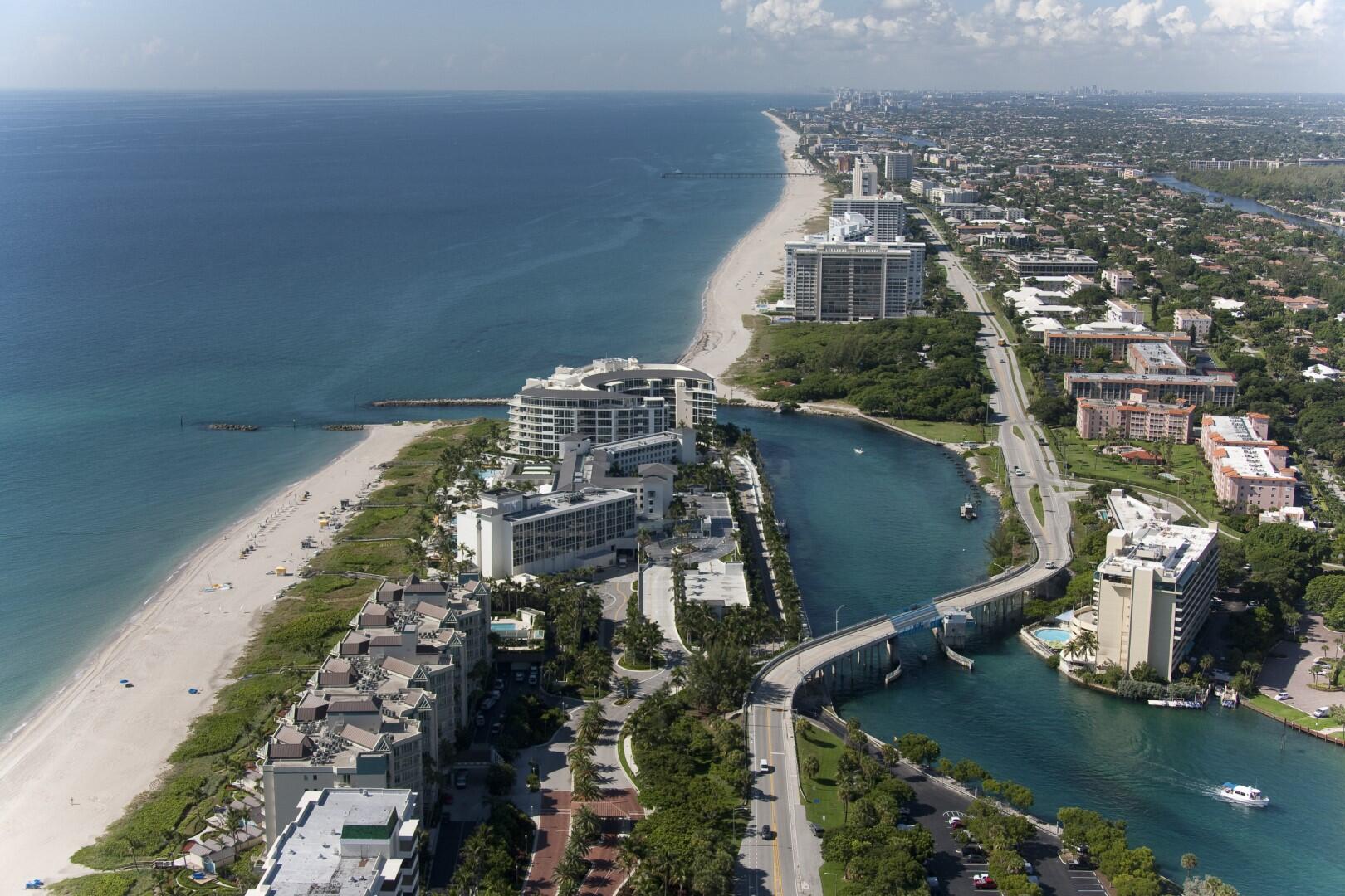 2871 North Ocean Boulevard, Unit R248 Boca Raton, FL 33431 - Photo 34 of 44 an aerial view of residential houses with outdoor space