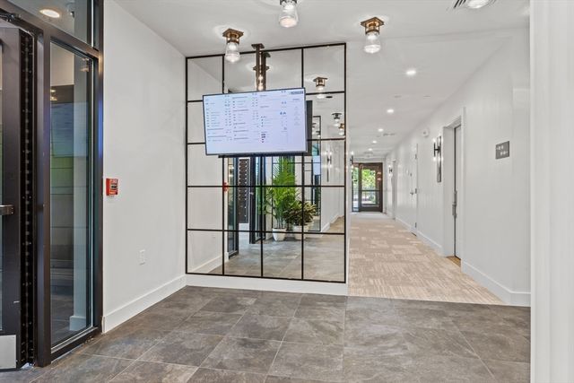 a front view of a building