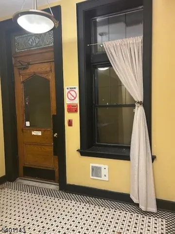 a view of a door