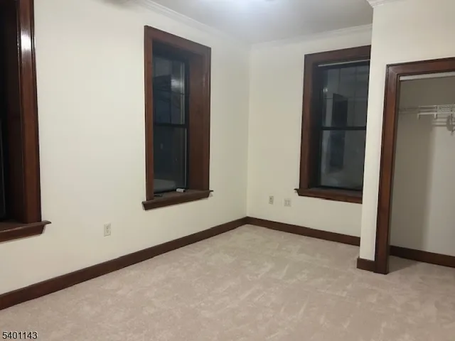 an empty room with window