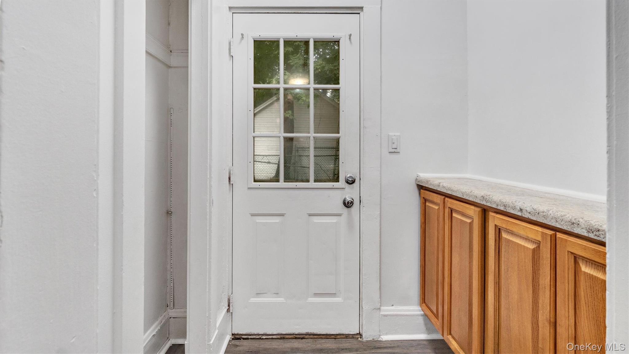3 Walnut Place Great Neck, NY 11021 - Photo 19 of 34 Rear Doorway with additional cabinetry and closet