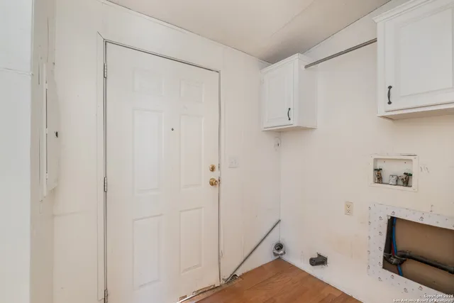 a backyard of a house