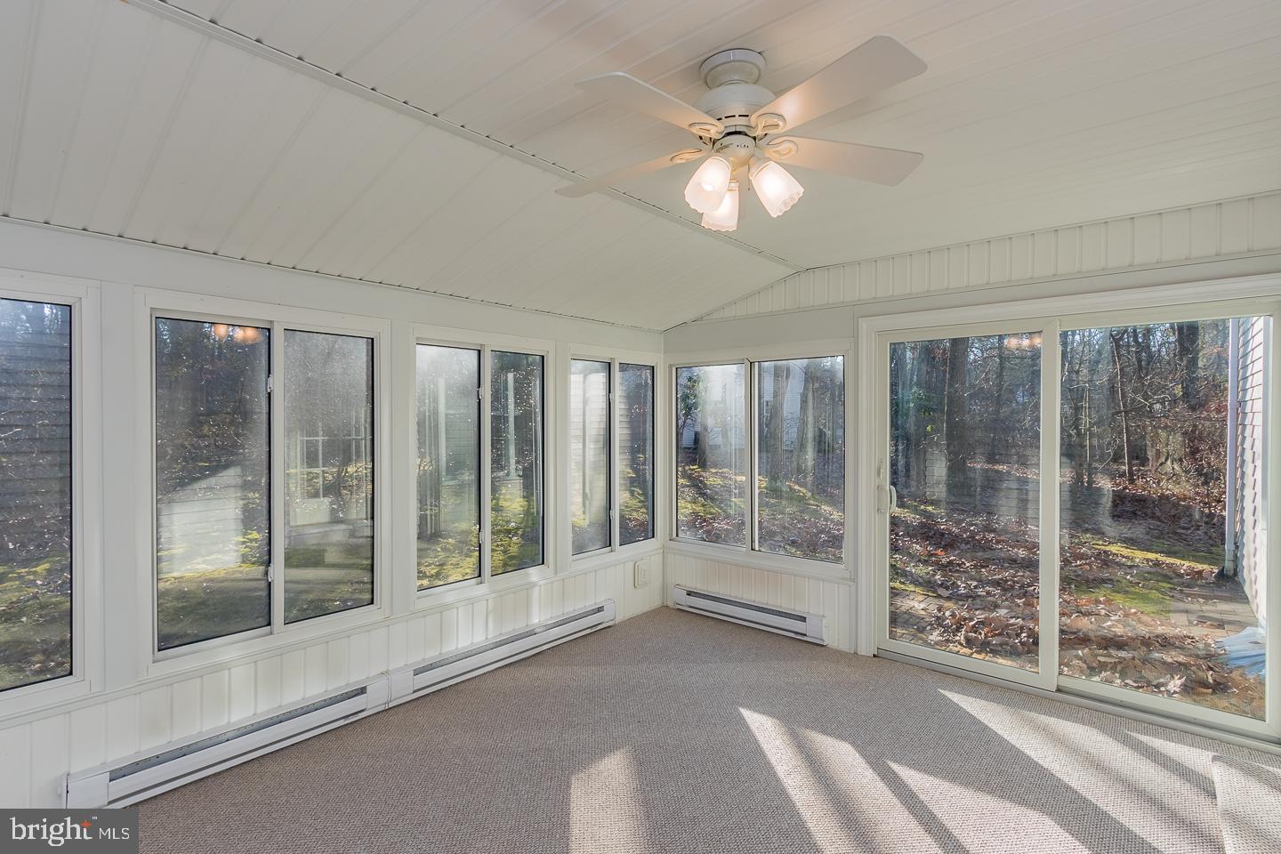 1 Great Bridge Court Medford, NJ 08055 - Photo 24 of 42 Sunroom overlooks rear grounds - new carpeting