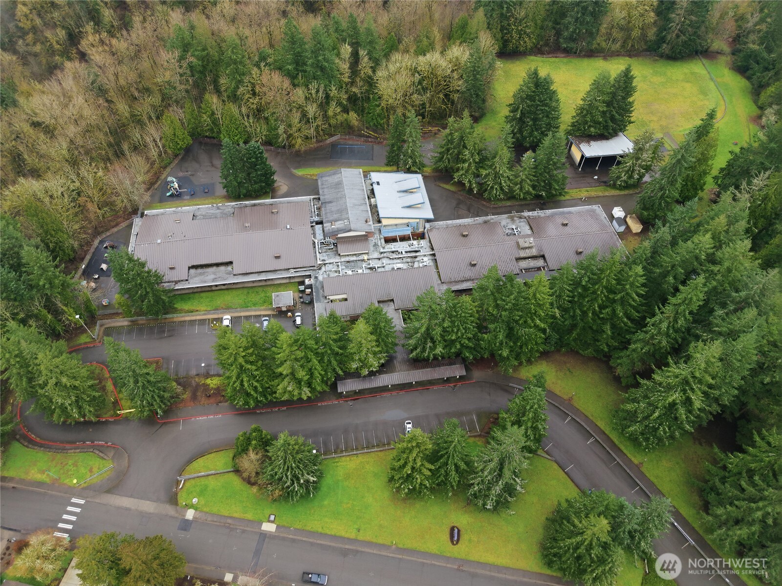 14523 Southeast 167th Street Renton, WA 98058 - Photo 10 of 39 an aerial view of a house with a garden and lake view