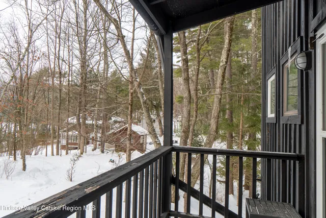 a view of a outdoor space and trees in the background