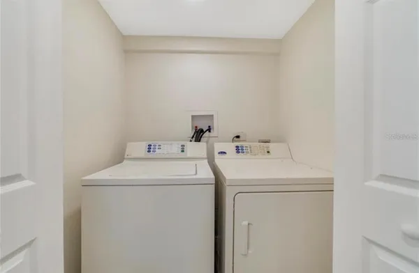 a front view of a building with street view