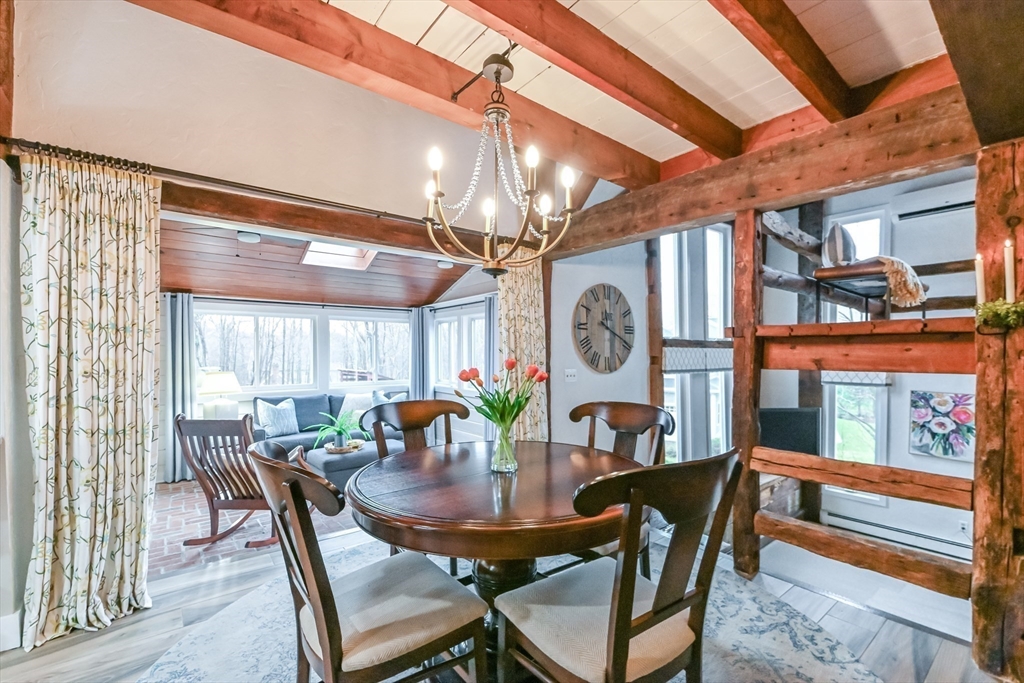 436 High Street Walpole, MA 02081 - Photo 23 of 42 a view of a dining room with furniture window and outside view