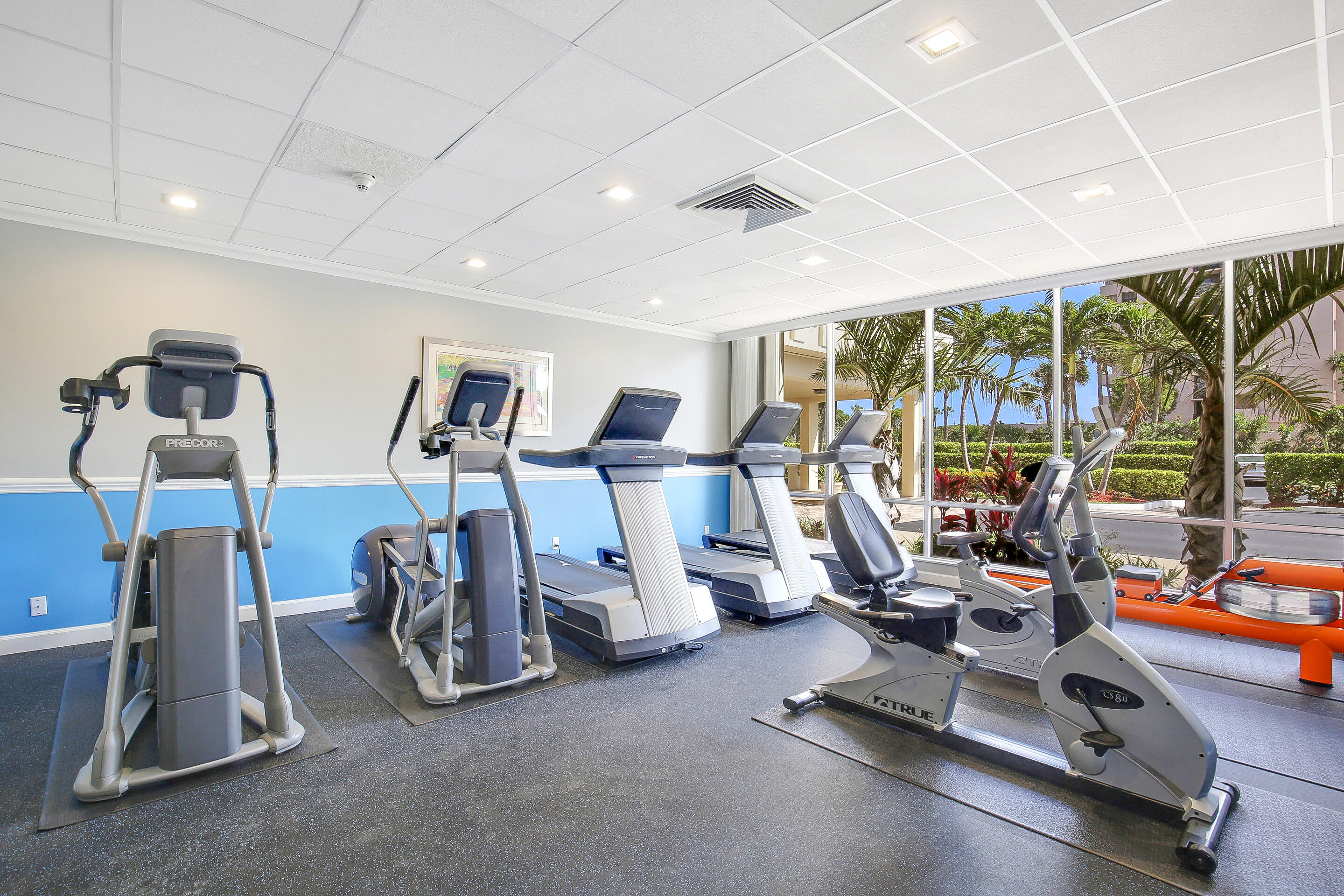 2121 North Ocean Boulevard, Unit 305W Boca Raton, FL 33431 - Photo 44 of 75 a view of a room with gym equipment