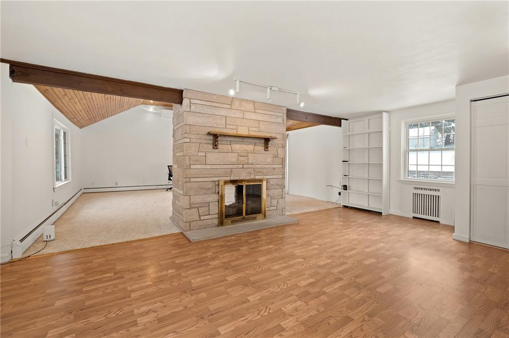2912 Clearview Road Allison Park, PA 15101 - Photo 8 of 35 The 2 Sided Fireplace Is The Focal Point Of The Dining Room