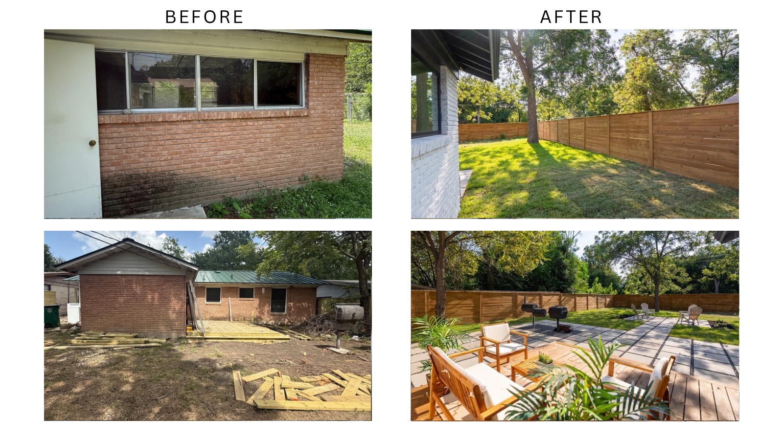 7700 Robalo Road Austin, TX 78757 - Photo 29 of 29 a view of a porch with chairs and backyard