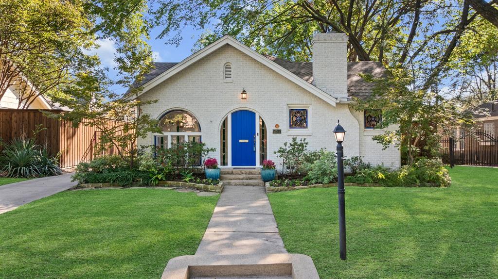 5242 Merrimac Avenue Dallas, TX 75206 - Photo 1 of 25 View of front of house featuring a chimney and brick siding