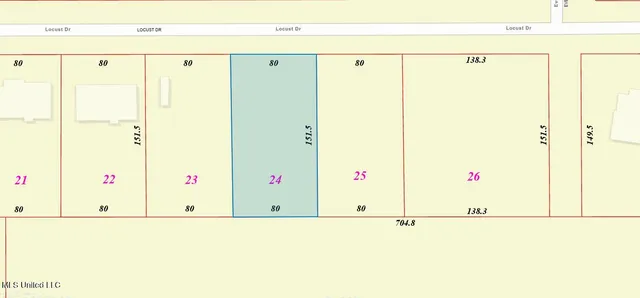 $24,000 | 119 Locust Drive, D'Iberville, MS 39540